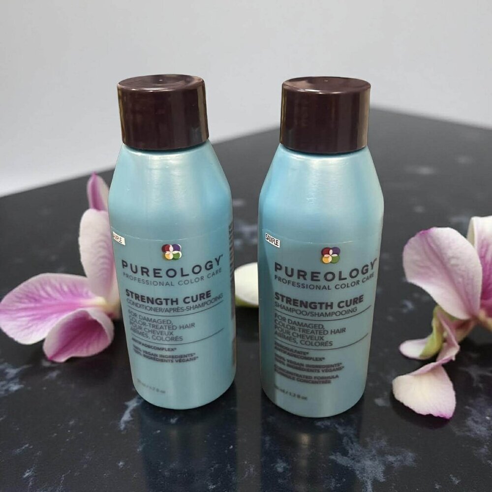 Pureology Strength Cure Shampoo Conditioner 1.7 oz